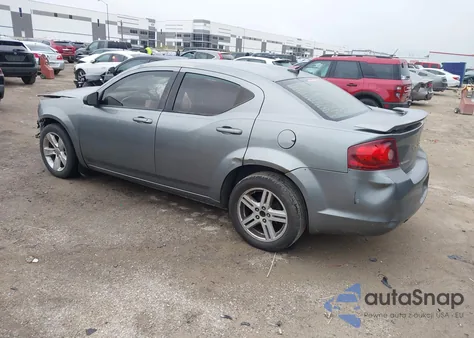 2012 Dodge Avenger Se из США, поврежденный, VIN 1C3CDZAB1CN110136